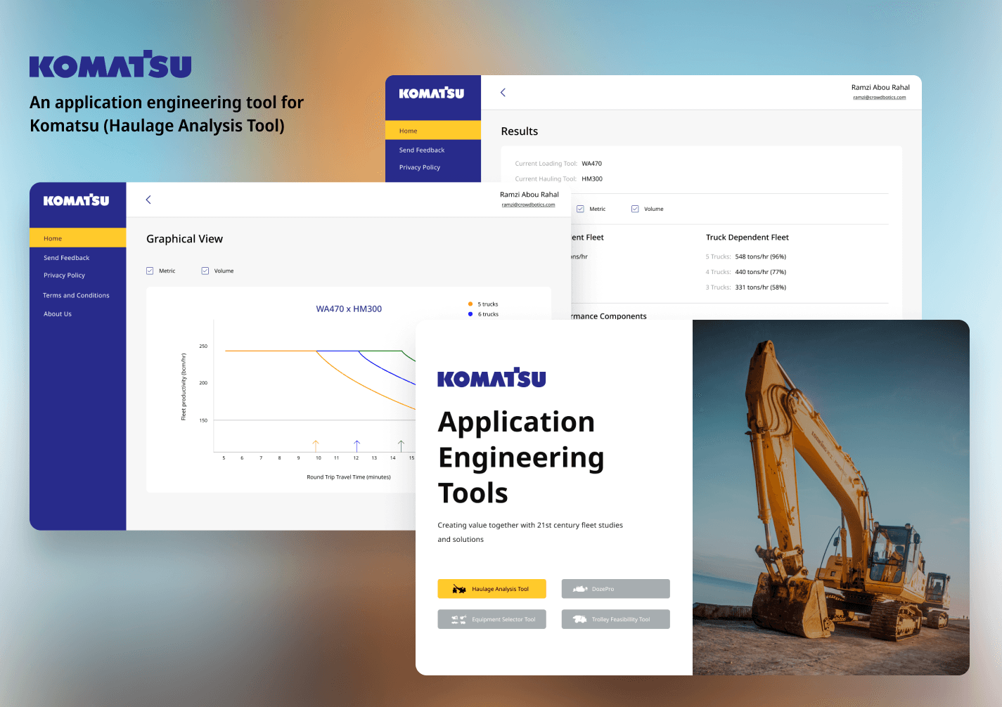 Komatsu: Application Engineering Tools for Fleet Management